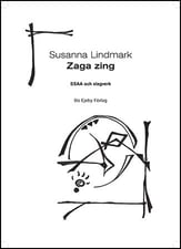 Zaga zing SSAA choral sheet music cover